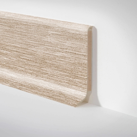 Kernsockelleiste 60x15 mm Smoked Oak white 2485